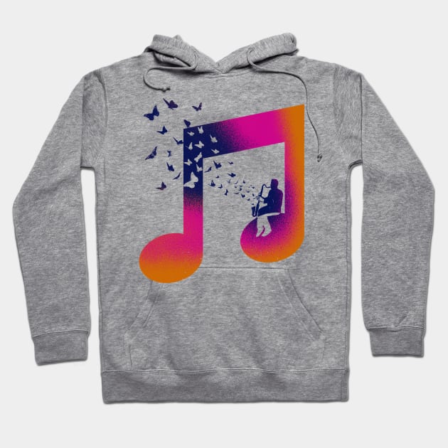 Music Bass Clarinet Hoodie by barmalisiRTB